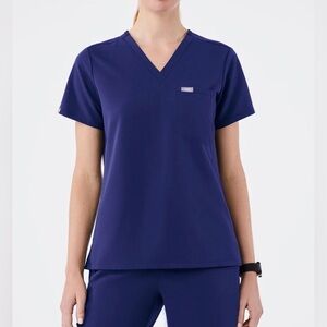 FIGS SAPPHIRE SCRUB SET XS Catarina top SMALL Uman relaxed jogger pant